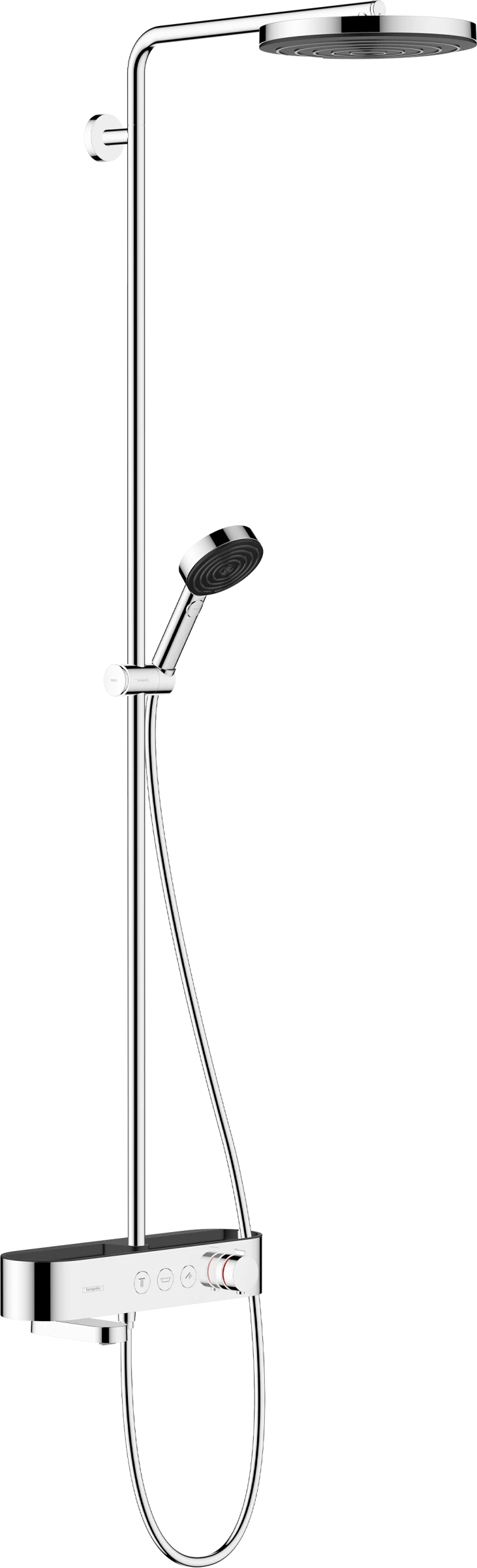 Hansgrohe Pulsify S Showerpipes With Thermostatic Mixer 1570 X 365 X 180mm Chrome