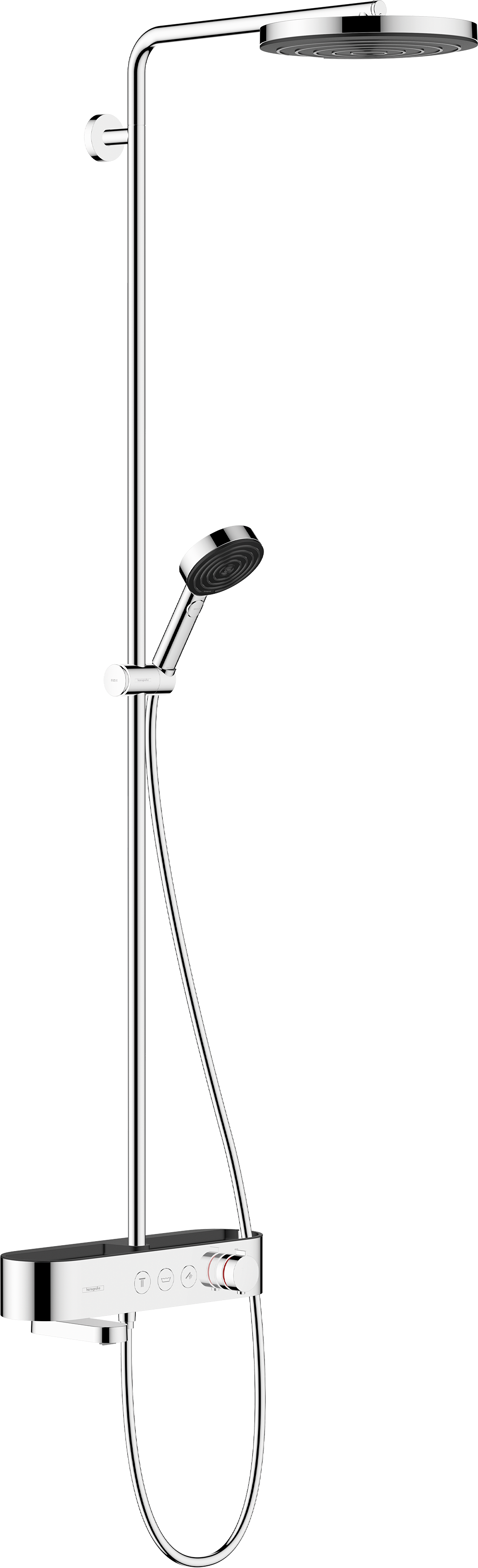 Hansgrohe Pulsify S Showerpipes With Thermostatic Mixer 1570 X 365 X 180mm Chrome