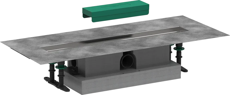 Hansgrohe Ubox Universal Concealed Basic Set Shower Wastes 770 X 365 X 190mm product image - Image 1
