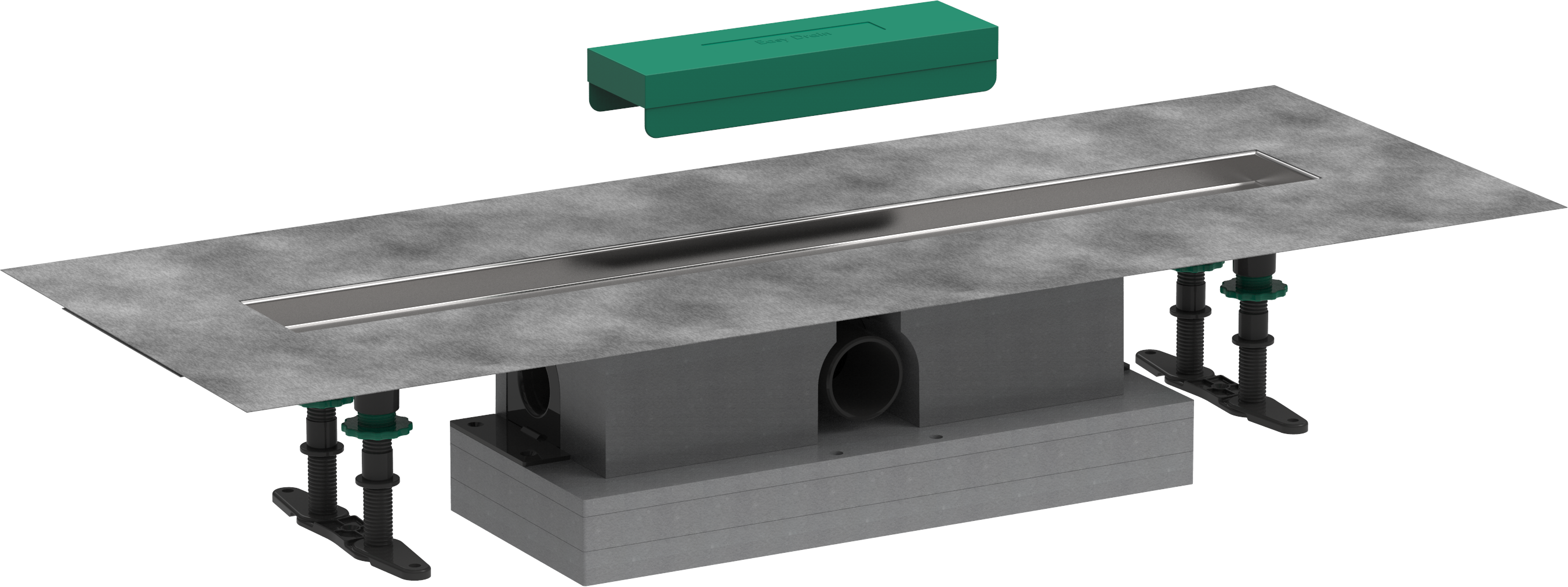 Hansgrohe Ubox Universal Concealed Basic Set Shower Wastes 983 X 155 X 132mm