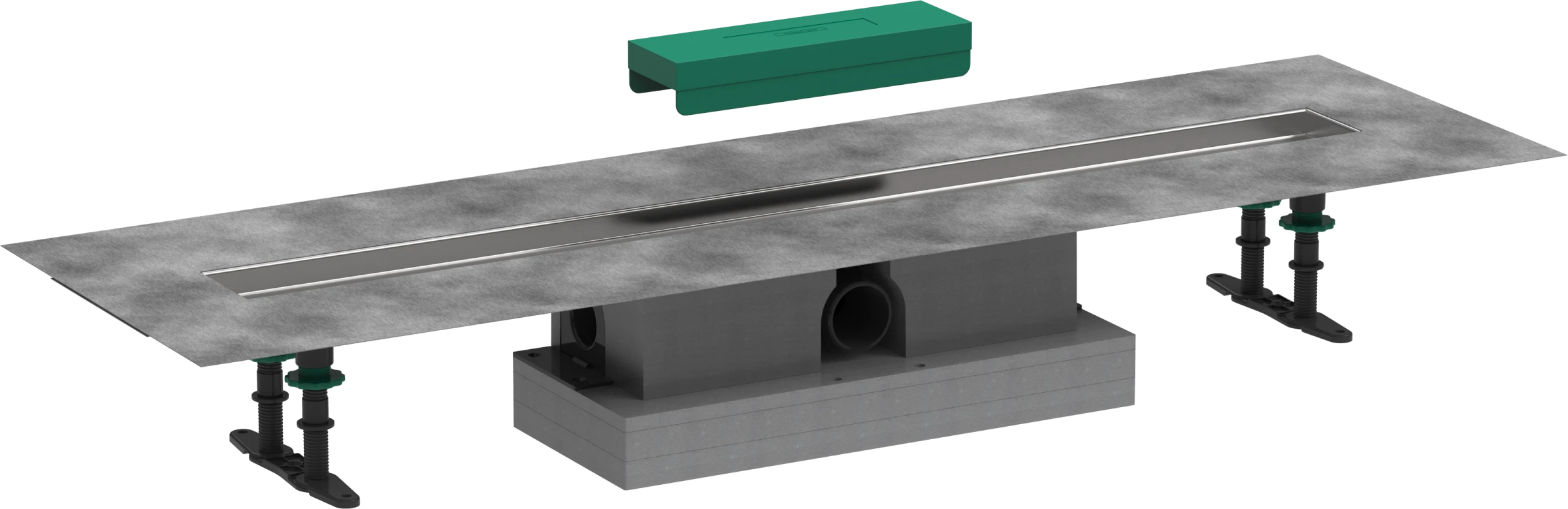 Hansgrohe Ubox Universal Concealed Basic Set Shower Wastes 1083 X 155 X 132mm