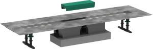 Hansgrohe Ubox Universal Concealed Basic Set Shower Wastes 1083 X 155 X 132mm