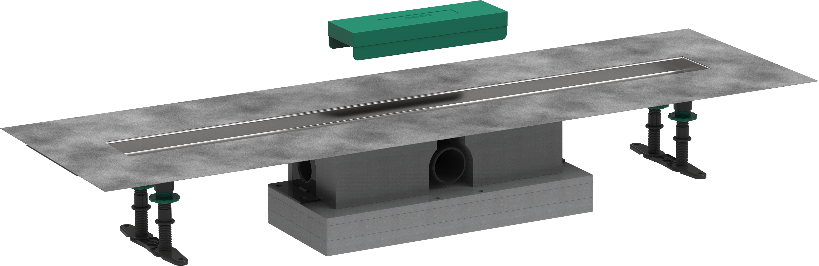 Hansgrohe Ubox Universal Concealed Basic Set Shower Wastes 1083 X 155 X 132mm