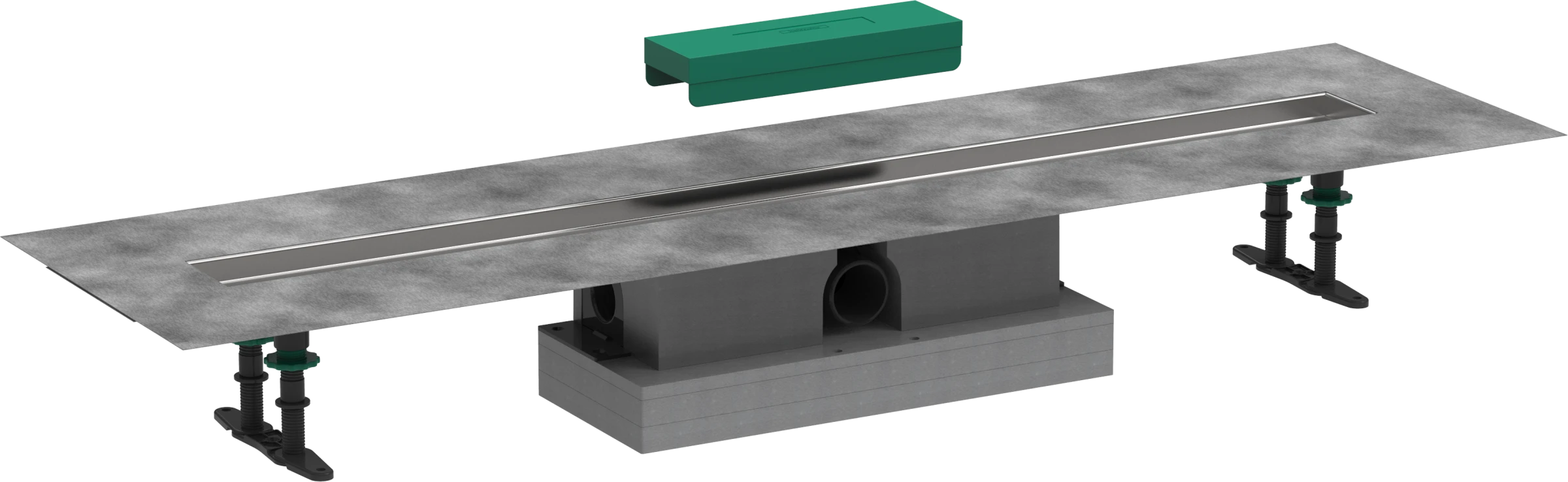Hansgrohe Ubox Universal Concealed Basic Set Shower Wastes 1173 X 360 X 220mm