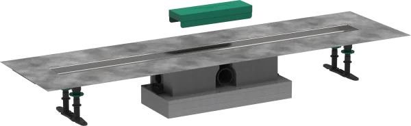 Hansgrohe Ubox Universal Concealed Basic Set Shower Wastes 1173 X 360 X 220mm