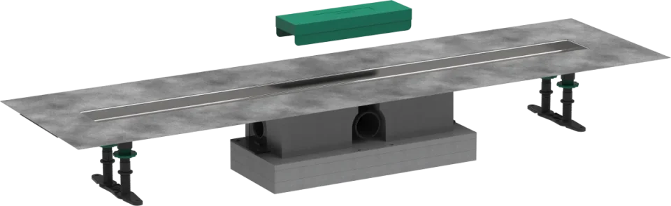 Hansgrohe Ubox Universal Concealed Basic Set Shower Wastes 1173 X 360 X 220mm product image - Image 1