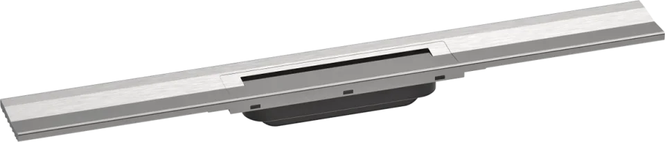 Hansgrohe Raindrain Flex Finish Sets Shower Wastes 884 X 163 X 85mm Stainless Steel - Brushed product image - Image 1