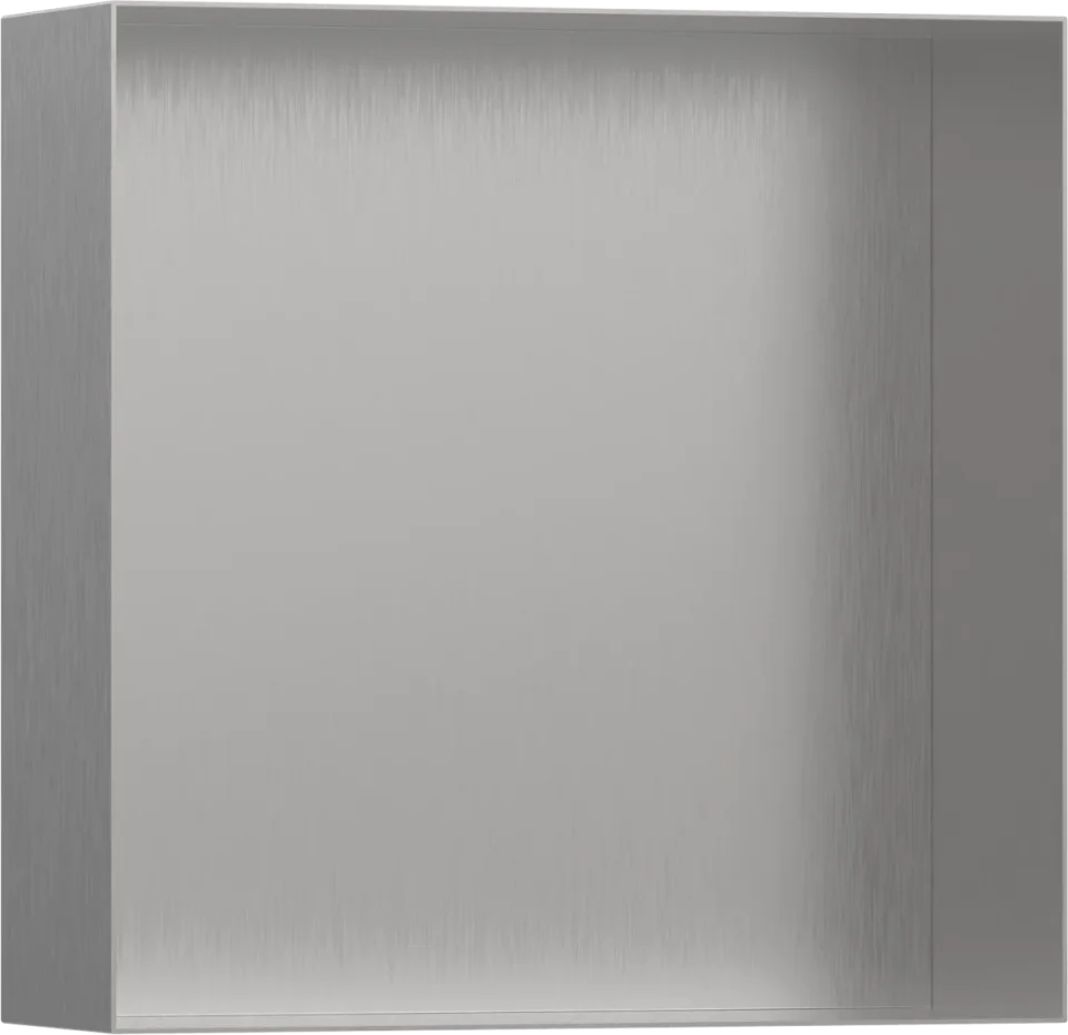Hansgrohe Xtrastoris Minimalistic Wall Niches 480 X 415 X 120mm Stainless Steel - Brushed product image - Image 1