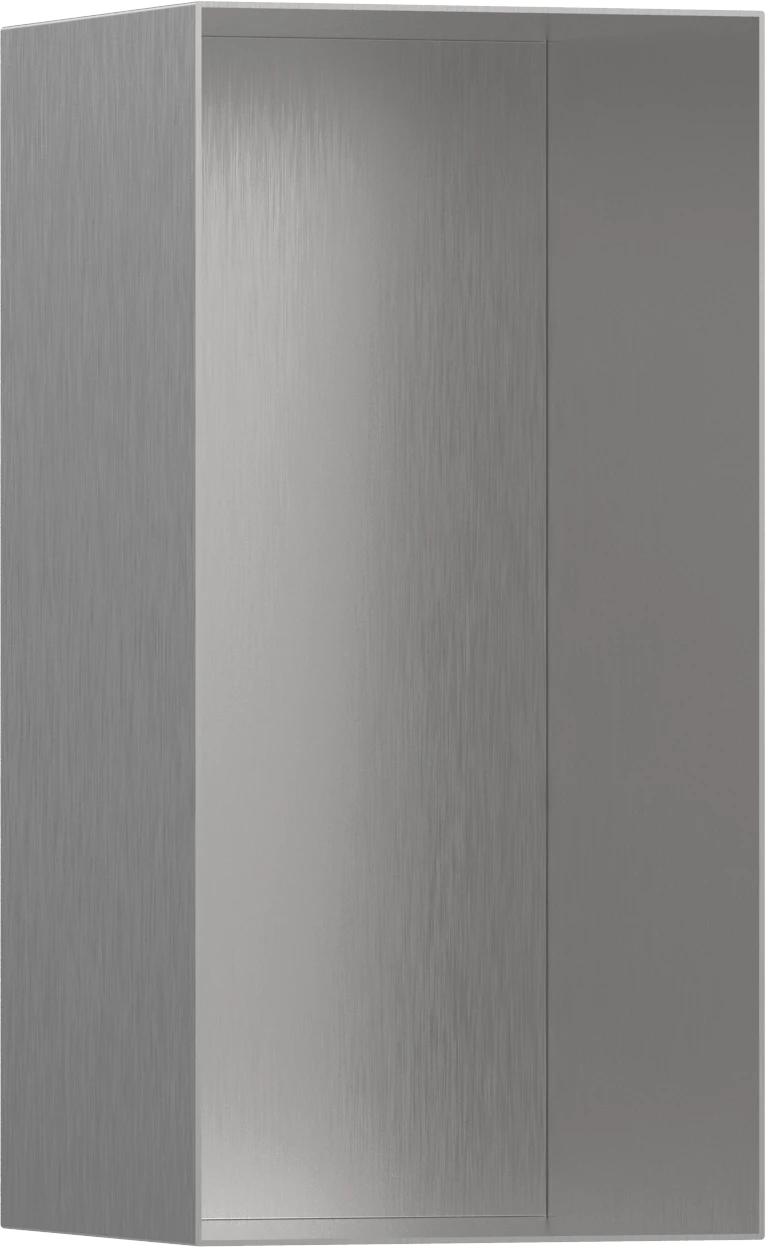 Hansgrohe Xtrastoris Minimalistic Wall Niche Frameless 300/150/140 Brushed Stainless Steel