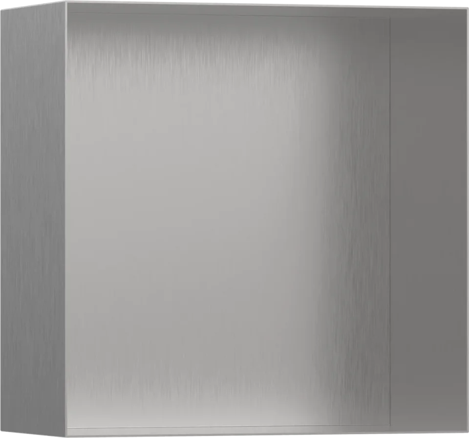 Hansgrohe Xtrastoris Minimalistic Wall Niches 480 X 415 X 158mm Stainless Steel - Brushed product image - Image 1