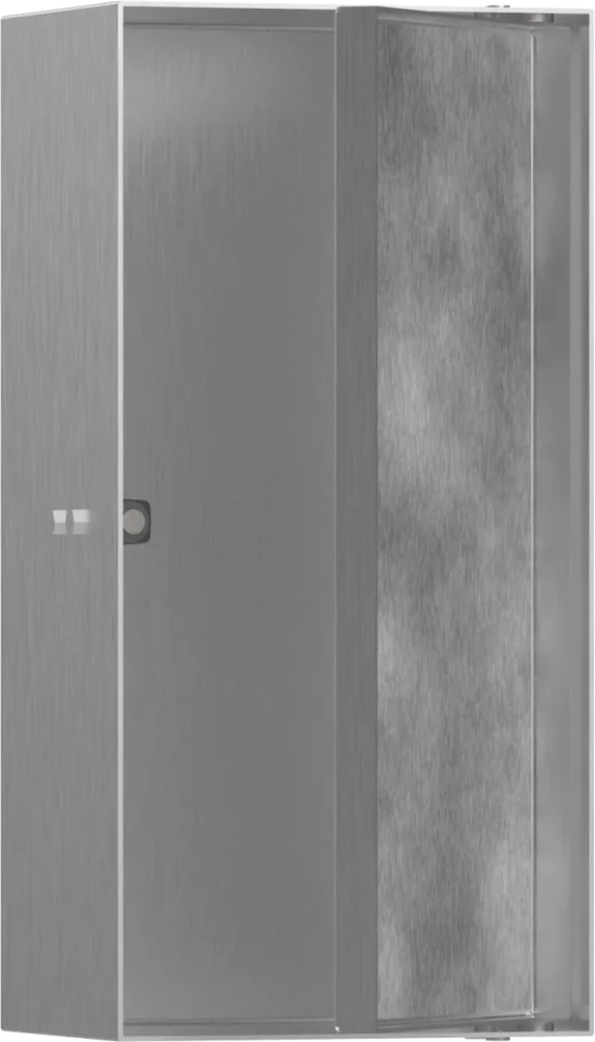 Hansgrohe Xtrastoris Rock Wall Niches 480 X 415 X 120mm Stainless Steel - Brushed product image - Image 1