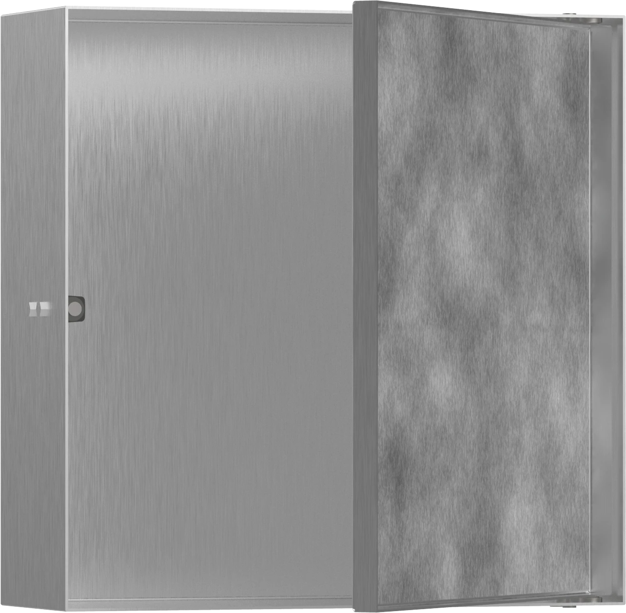 Hansgrohe Xtrastoris Rock Wall Niches 480 X 415 X 120mm Stainless Steel - Brushed