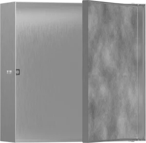 Hansgrohe Xtrastoris Rock Wall Niches 480 X 415 X 120mm Stainless Steel - Brushed