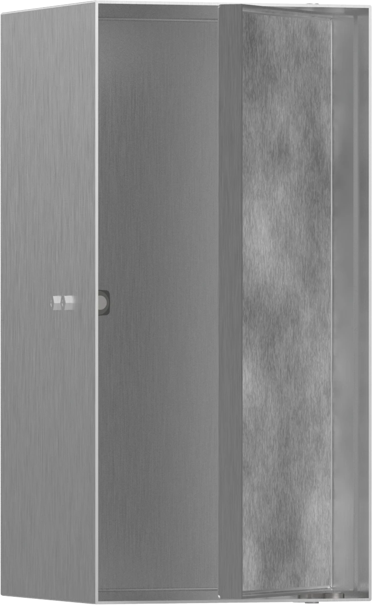 Hansgrohe Xtrastoris Rock Wall Niches 470 X 415 X 155mm Stainless Steel - Brushed