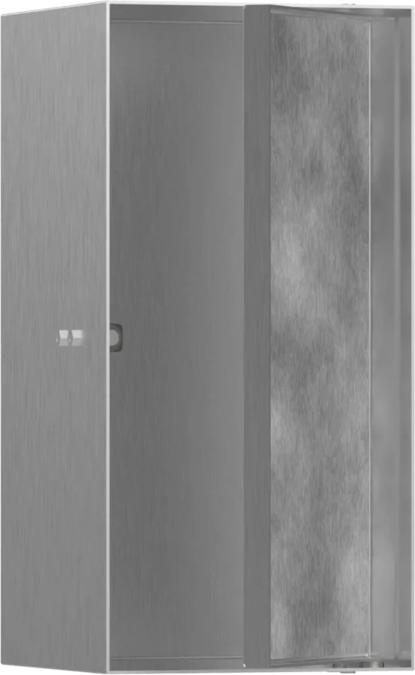 Hansgrohe Xtrastoris Rock Wall Niches 470 X 415 X 155mm Stainless Steel - Brushed product image - Image 1