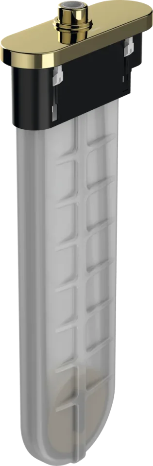 Hansgrohe Sbox Concealed Basic Set Bath/shower Mixers 605 X 240 X 95mm Gold - Polished product image - Image 1