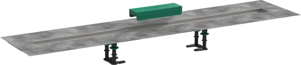 Hansgrohe Raindrain Concealed Basic Set Shower Wastes 1383 X 155 X 132mm product image - Image 1