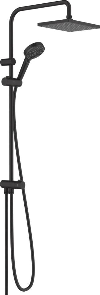 Hansgrohe Vernis Shape Shower Pipes Universal 985 X 325 X 85mm Black - Matt product image - Image 1