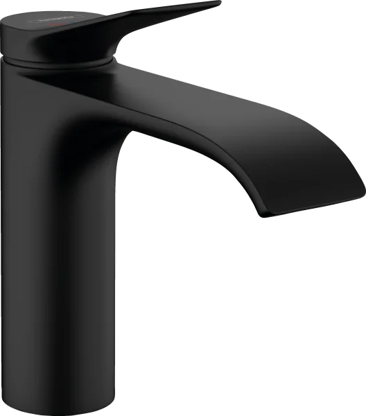 Hansgrohe Vivenis Single Lever Basin Mixer 110 Coolstart Without Waste Set Matt Black
