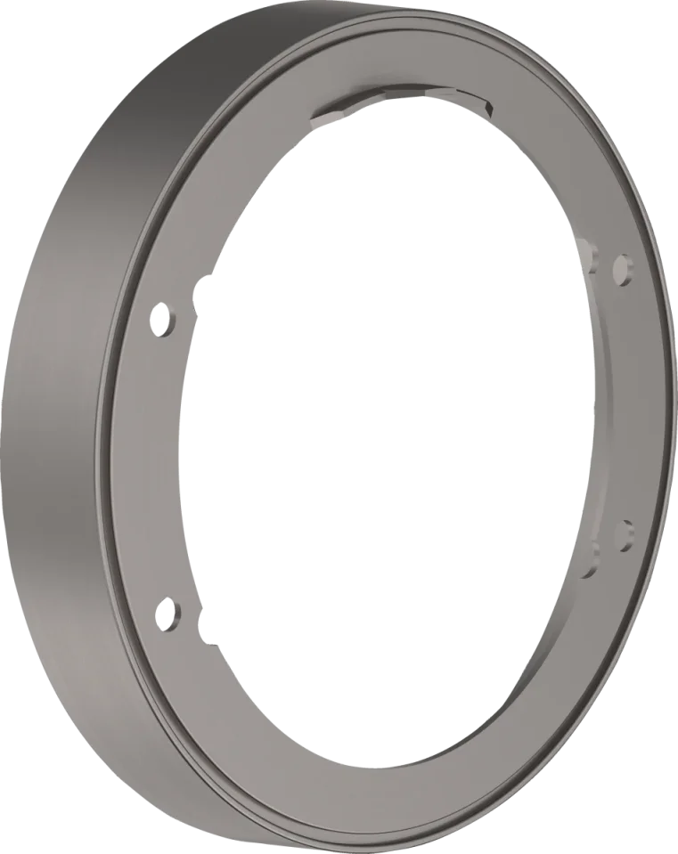 Hansgrohe Extensions 175 X 172 X 92mm Gunmetal/chrome - Brushed product image - Image 1