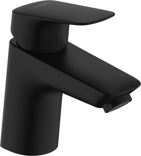 Hansgrohe Logis Single Lever Basin Mixer 70 Without Waste Matt Black