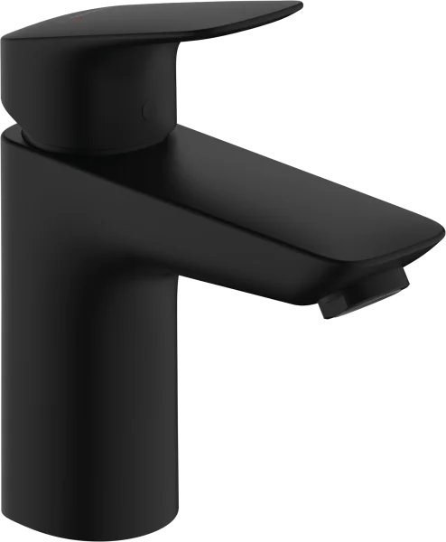 Hansgrohe Logis Single Lever Basin Mixer 100 Without Waste Matt Black