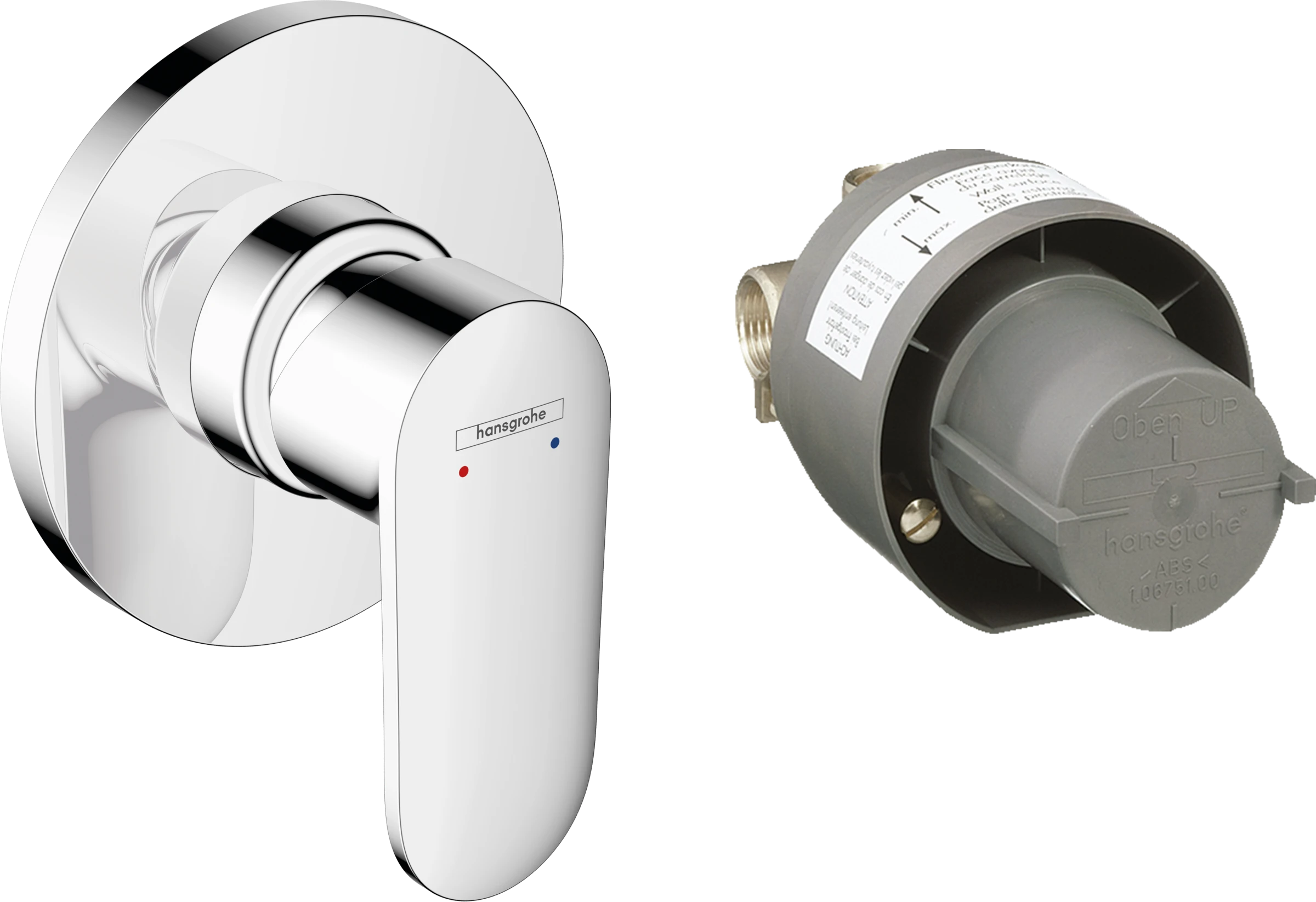 Hansgrohe Vernis Blend Shower Mixers Concealed 360 X 240 X 95mm Chrome