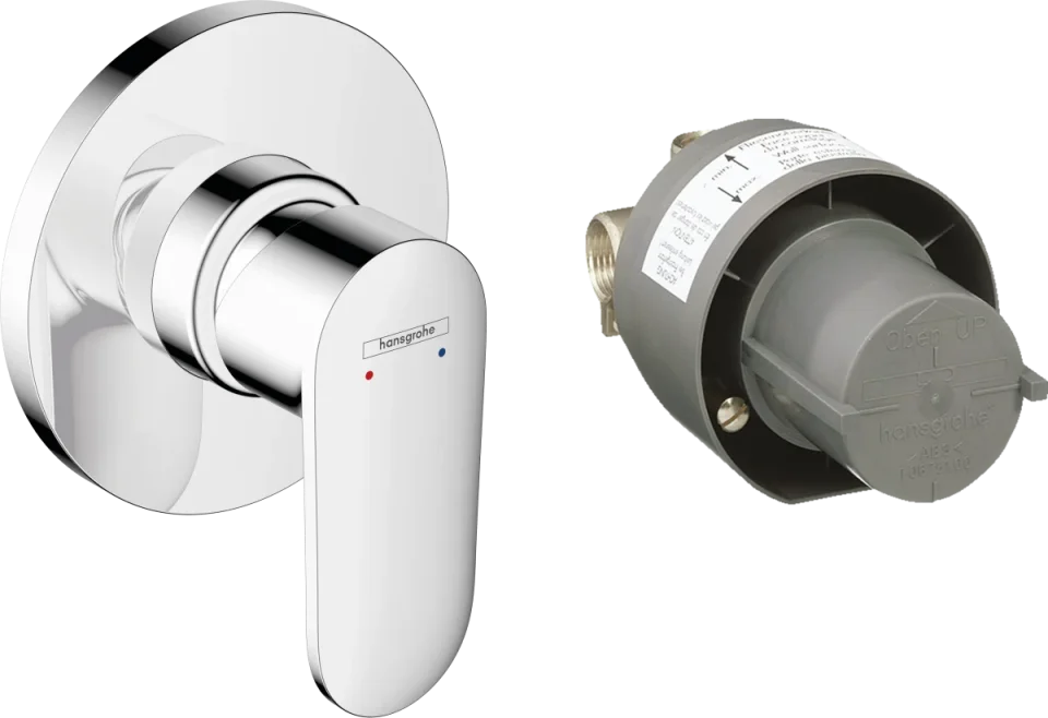 Hansgrohe Vernis Blend Shower Mixers Concealed 360 X 240 X 95mm Chrome product image - Image 1