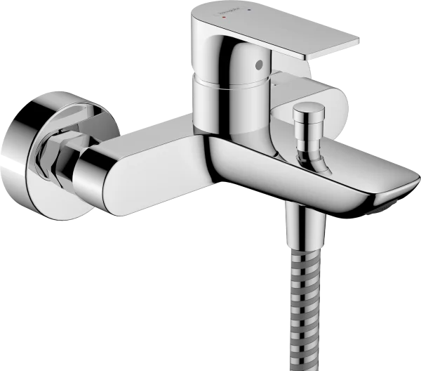 Hansgrohe Rebris E Bath Mixers Exposed 225 X 205 X 160mm Chrome