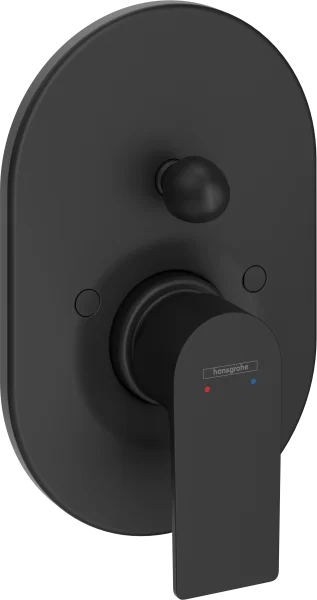 Hansgrohe Rebris E Bath Mixers Concealed 240 X 225 X 60mm Black - Matt
