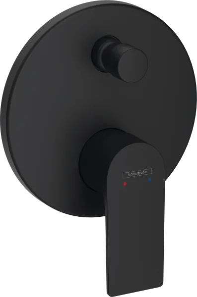 Hansgrohe Rebris E Bath Mixers Concealed 220 X 182 X 135mm Black - Matt