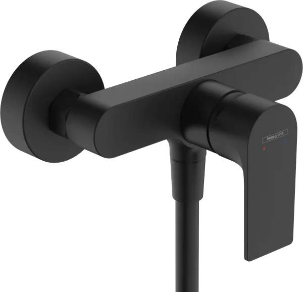 Hansgrohe Rebris E Shower Mixers Exposed 245 X 195 X 155mm Black - Matt