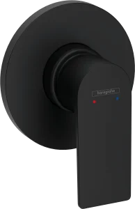 Hansgrohe Rebris E Shower Mixers Concealed 240 X 225 X 60mm Black - Matt
