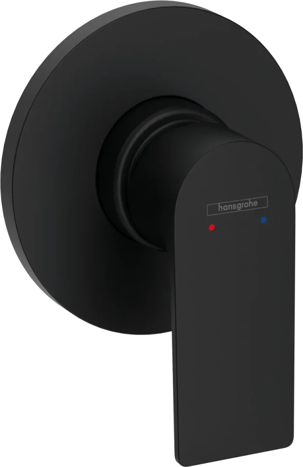 Hansgrohe Rebris E Shower Mixers Concealed 240 X 225 X 60mm Black - Matt product image - Image 1