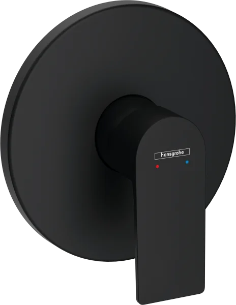 Hansgrohe Rebris E Shower Mixers Concealed 220 X 185 X 135mm Black - Matt