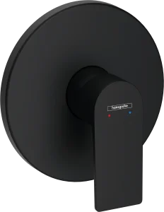 Hansgrohe Rebris E Shower Mixers Concealed 220 X 185 X 135mm Black - Matt