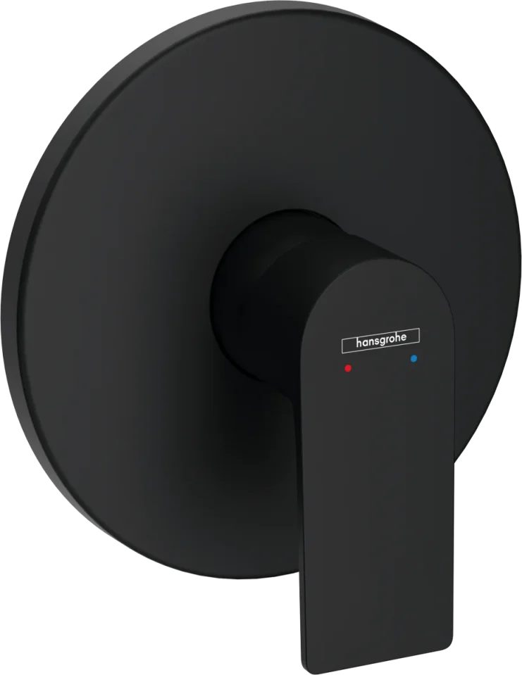 Hansgrohe Rebris E Shower Mixers Concealed 220 X 185 X 135mm Black - Matt product image - Image 1