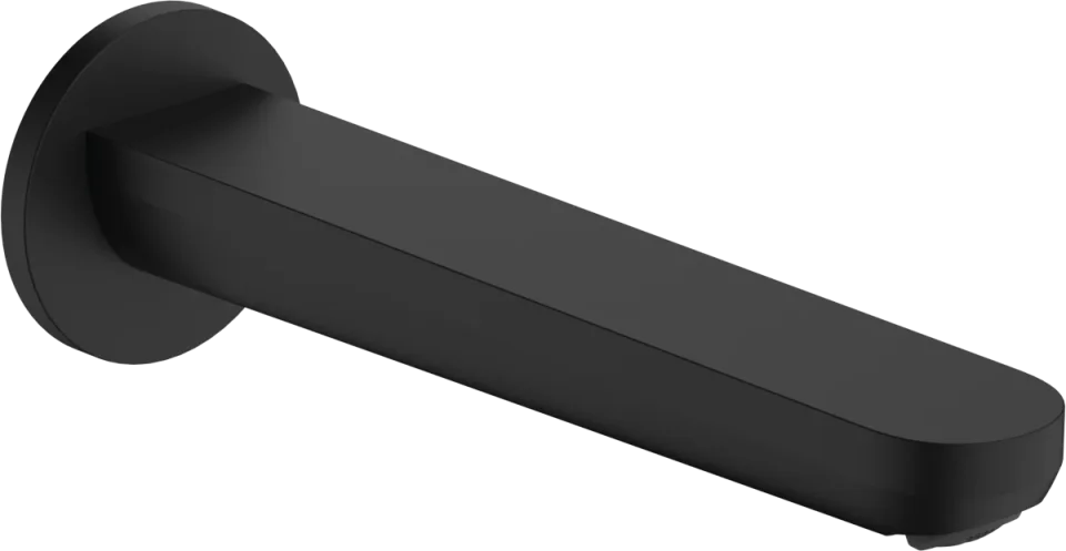 Hansgrohe Rebris S Bath Fillers 215 X 80 X 80mm Black - Matt product image - Image 1