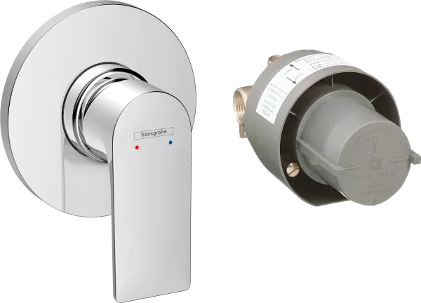 Hansgrohe Rebris E Shower Mixers Concealed 215 X 180 X 130mm Chrome