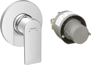 Hansgrohe Rebris E Shower Mixers Concealed 215 X 180 X 130mm Chrome
