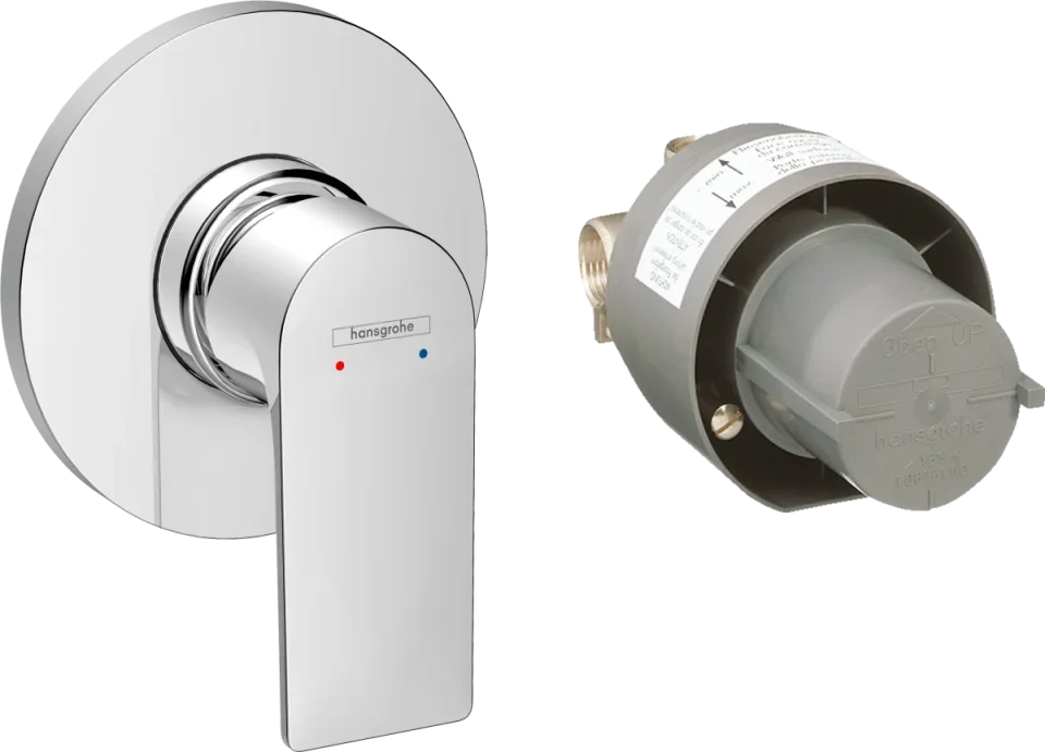 Hansgrohe Rebris E Shower Mixers Concealed 215 X 180 X 130mm Chrome product image - Image 1