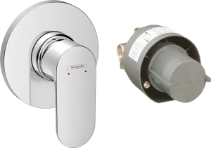 Hansgrohe Rebris S Shower Mixers Concealed 215 X 180 X 130mm Chrome