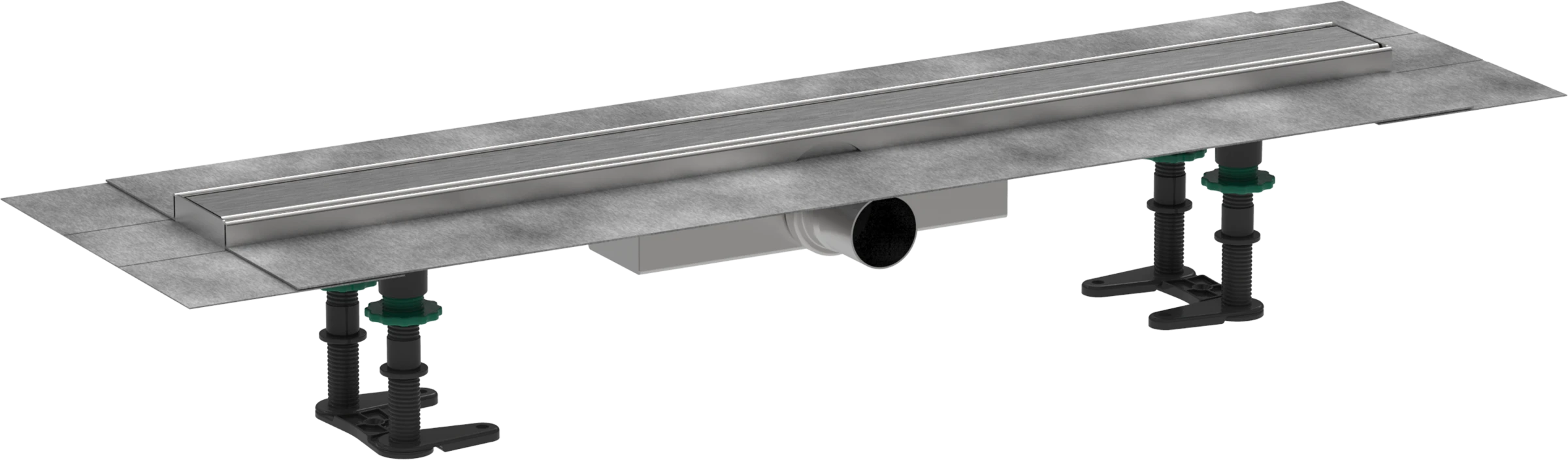 Hansgrohe Raindrain Compact Shower Wastes 883 X 155 X 132mm Stainless Steel - Brushed