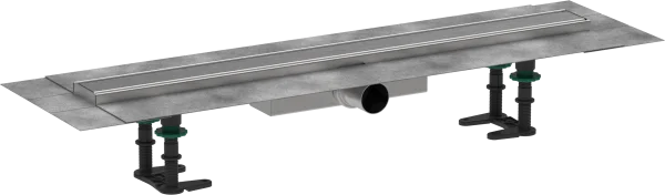 Hansgrohe Raindrain Compact Shower Wastes 883 X 155 X 132mm Stainless Steel - Brushed