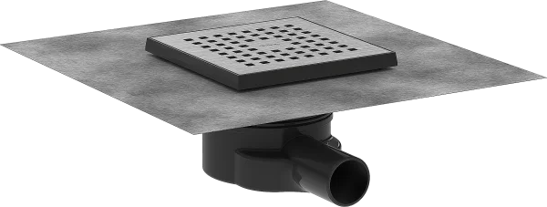 Hansgrohe Raindrain Point Shower Wastes 467 X 276 X 107mm Stainless Steel - Brushed