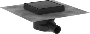 Hansgrohe Raindrain Point Shower Wastes 467 X 276 X 107mm Black - Matt