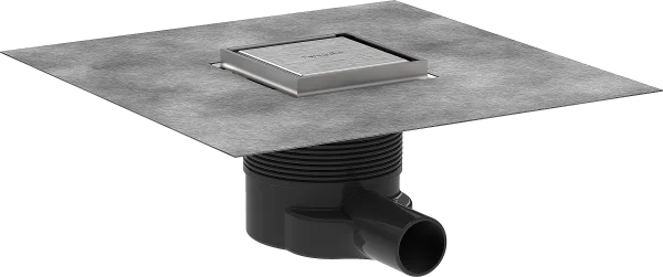 Hansgrohe Raindrain Brilliance Shower Wastes 467 X 276 X 107mm Stainless Steel - Brushed