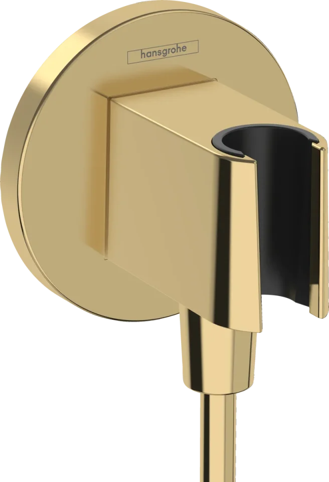 Hansgrohe Fixfit S Wall Outlet 130 X 115 X 85mm Gold - Polished product image - Image 1