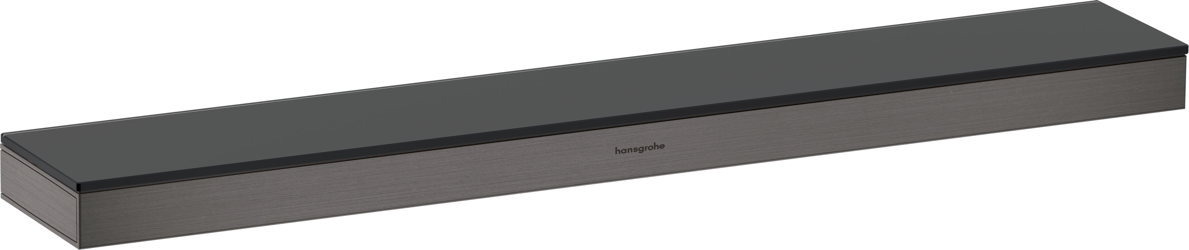 Hansgrohe Rainfinity Shelves 558 X 168 X 81mm Gunmetal/chrome - Brushed product image - Image 1