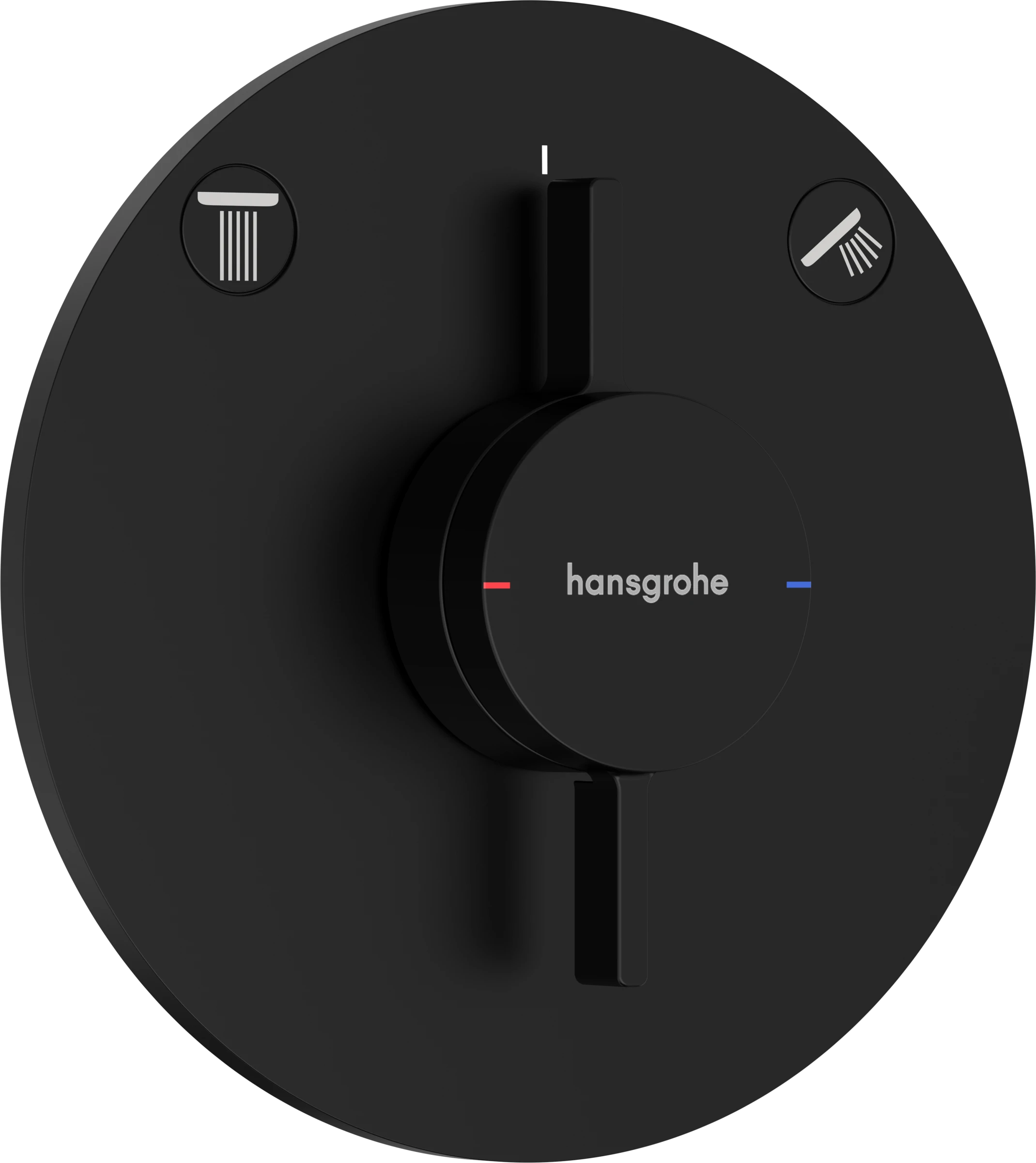 Hansgrohe Duoturn S Shower Mixers Concealed 262 X 233 X 168mm Black - Matt